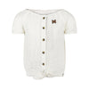 Meisjes Blouse ss van Koko Noko in de kleur  Off white in maat 128.