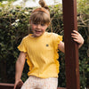 Meisjes T-shirt ss van Koko Noko in de kleur Yellow in maat 128.