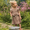 Meisjes Dress ss van Koko Noko in de kleur Smokey Mauve in maat 128.
