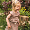 Meisjes Dress ss van Koko Noko in de kleur Smokey Mauve in maat 128.