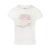 Meisjes T-shirt ss van Koko Noko in de kleur  Off white in maat 128.