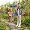 Meisjes Legging flared van Koko Noko in de kleur Pink in maat 128.