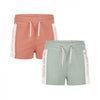 Meisjes Shorts 2-pack van Koko Noko in de kleur Faded green in maat 128.