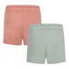 Meisjes Shorts 2-pack van Koko Noko in de kleur Faded green in maat 128.
