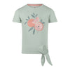 Meisjes T-shirt ss van Koko Noko in de kleur Faded green in maat 128.
