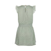 Meisjes Dress ss van Koko Noko in de kleur Faded green in maat 128.