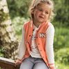 Meisjes Jacket van  in de kleur Coral pink in maat 128.