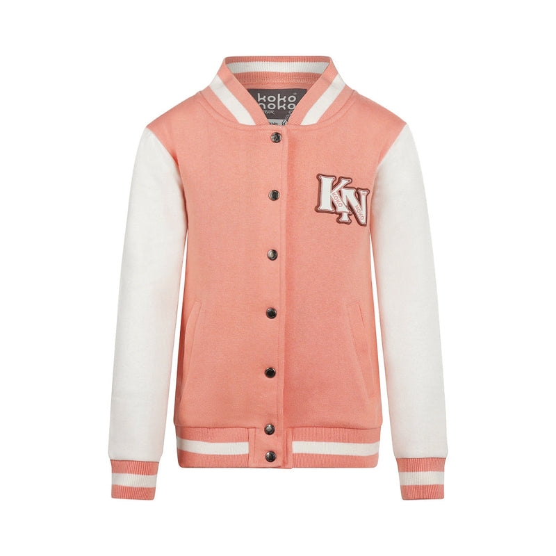 Meisjes Jacket van  in de kleur Coral pink in maat 128.