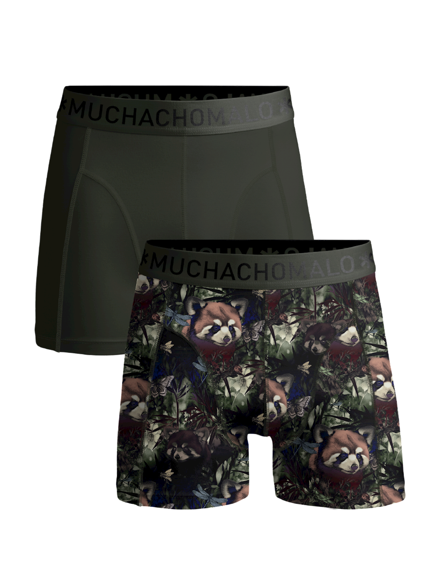 Muchachomalo Boys 2-pack shorts Red Panda