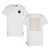 Jongens T-Shirt with back-print Kyle van RETOUR in de kleur off white in maat 182-188.