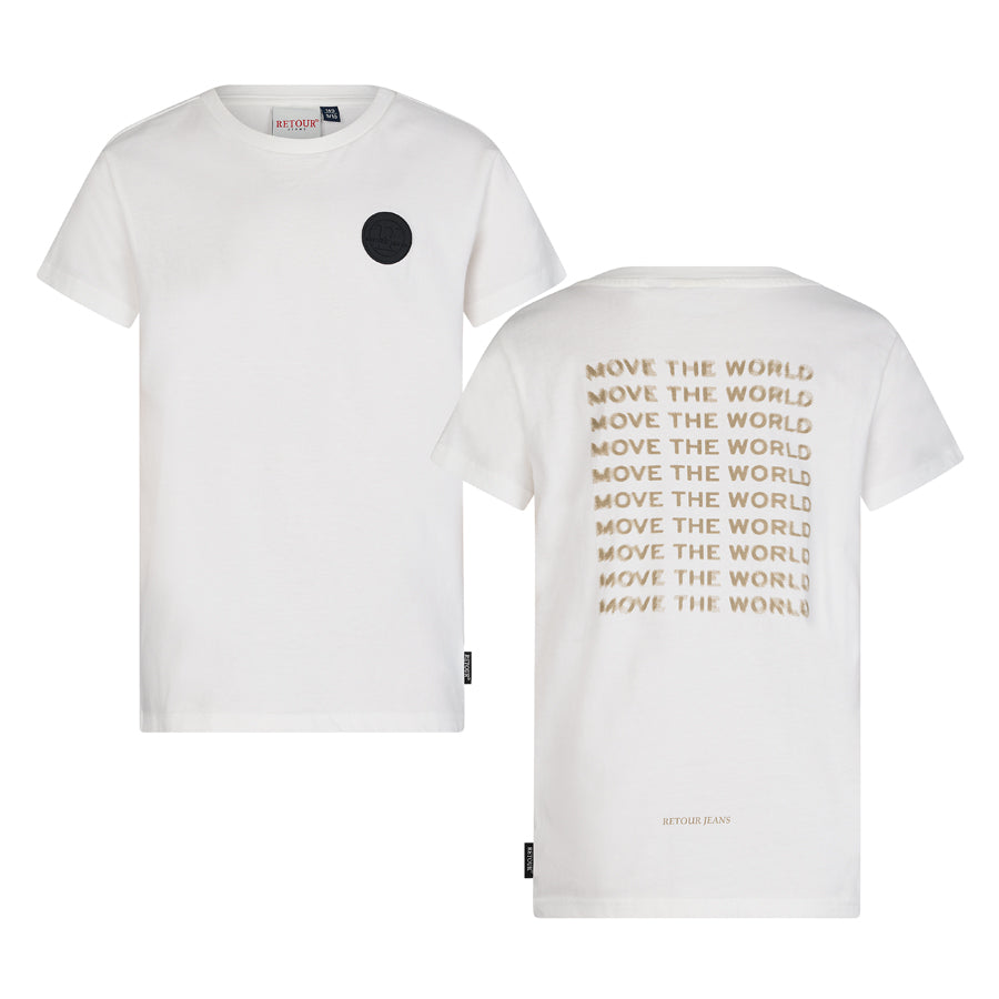 RETOUR T-Shirt with back-print Kyle