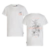 Jongens T-Shirt with back-print Nathan van RETOUR in de kleur off white in maat 182-188.