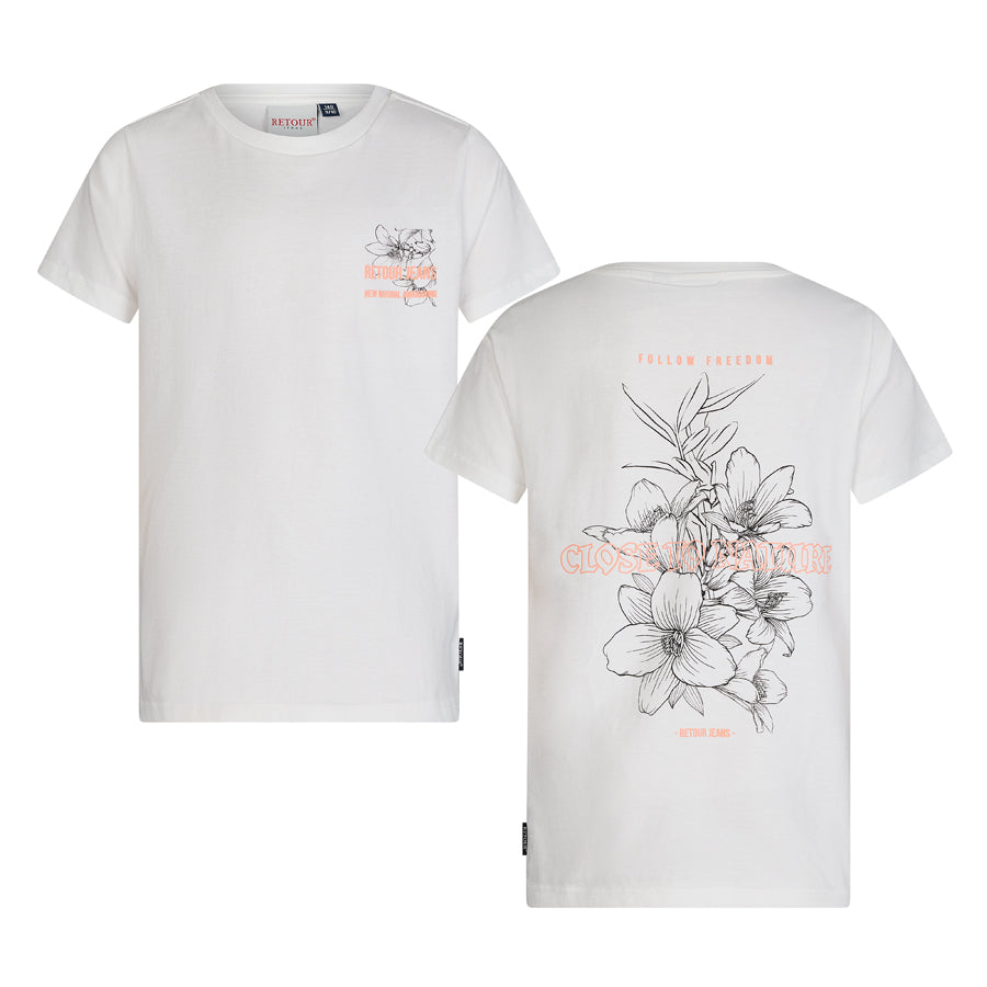 RETOUR T-Shirt with back-print Nathan