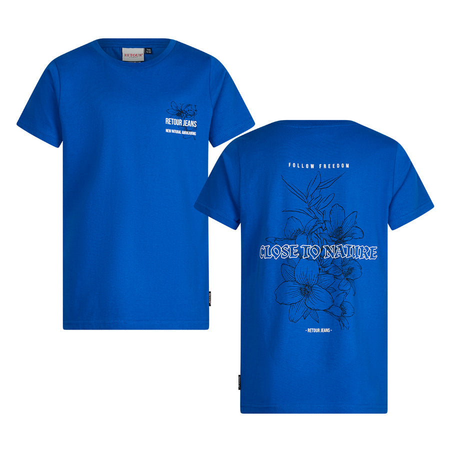 RETOUR T-Shirt with back-print Nathan