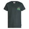 Jongens T-Shirt with back-print Nathan van RETOUR in de kleur moss green in maat 182-188.
