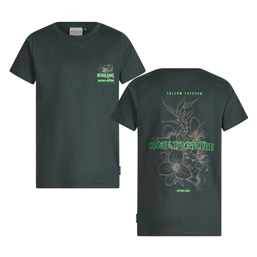 RETOUR T-Shirt with back-print Nathan