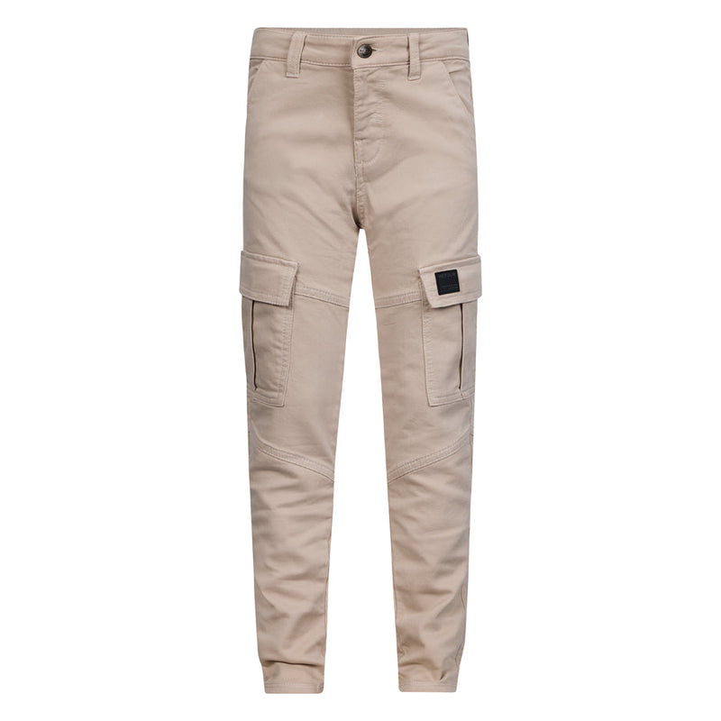 Jongens Cargo Pants Mika van RETOUR in de kleur bone in maat 182-188.