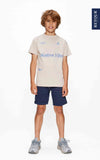 Jongens Shorts Steve van RETOUR in de kleur dark navy in maat 182-188.