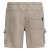 Jongens Cargo sweat shorts Vito van RETOUR in de kleur camel in maat 182-188.
