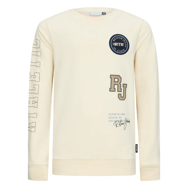 Jongens Longsleeve Kenji van RETOUR in de kleur kit in maat 182-188.