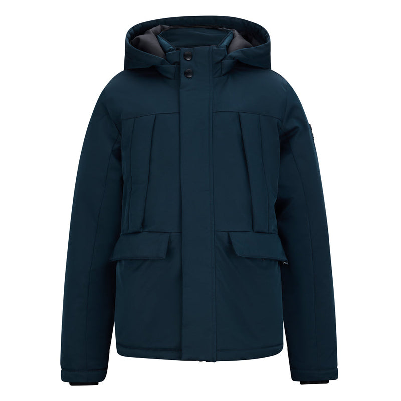 Jongens Jacket Wart van RETOUR in de kleur dark raven in maat 170-176.