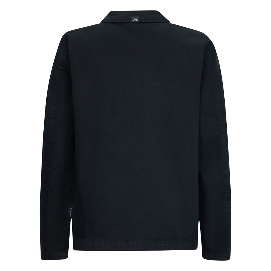 Jongens Jacket Brent van RETOUR in de kleur black in maat 182-188.