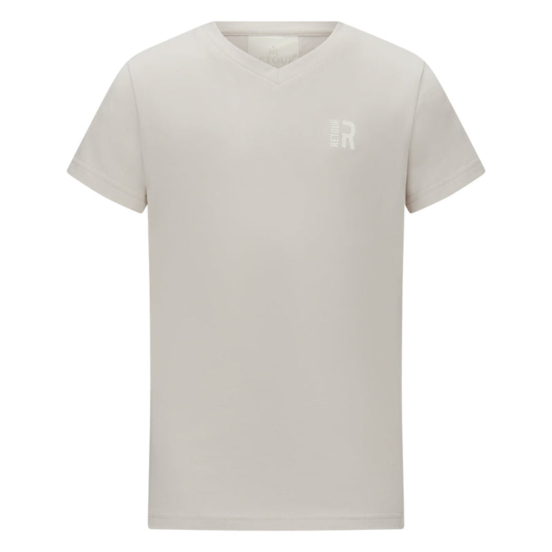 Jongens T-Shirt Sean van Retour in de kleur Bone in maat 158-164.