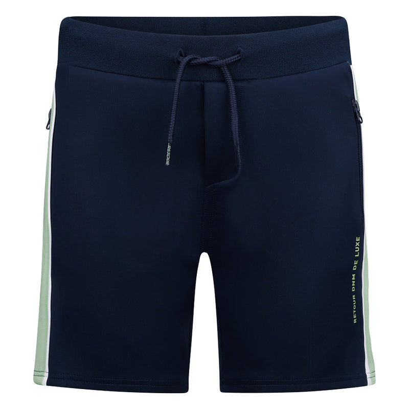 Jongens Short Lars (Touzani) van Retour in de kleur Dark Navy in maat 158-164.