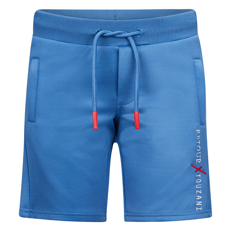 Jongens Short Spin (Touzani) van Retour in de kleur Faded Blue in maat 158-164.