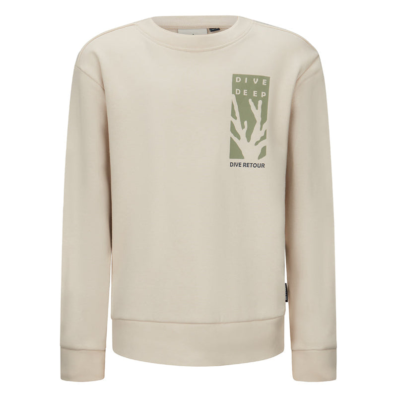 Jongens Sweater Jim van Retour in de kleur Bone in maat 158-164.