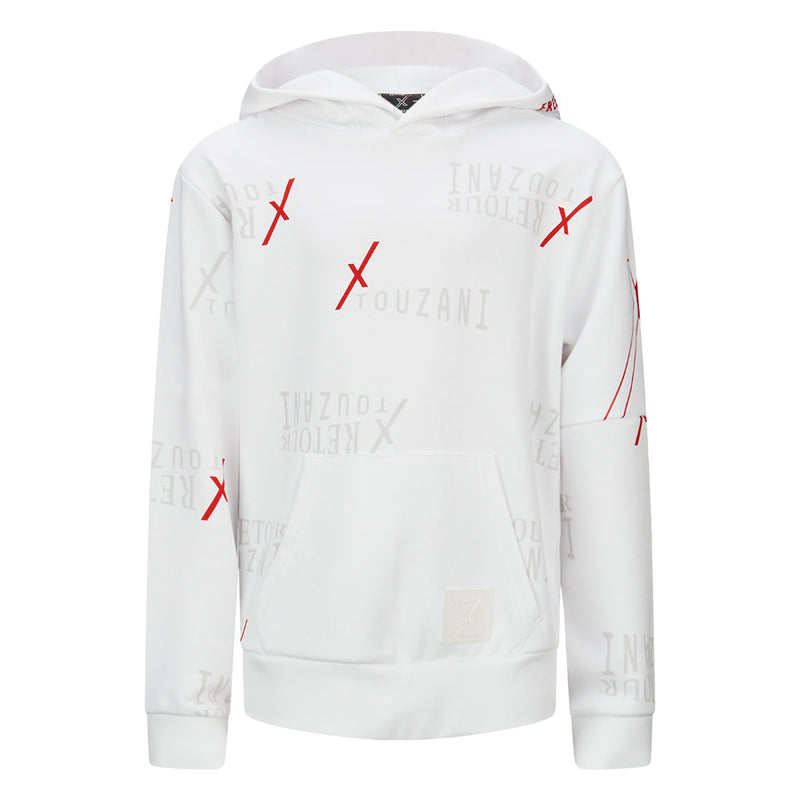Jongens Sweater Hop (Touzani) van Retour in de kleur White in maat 158-164.