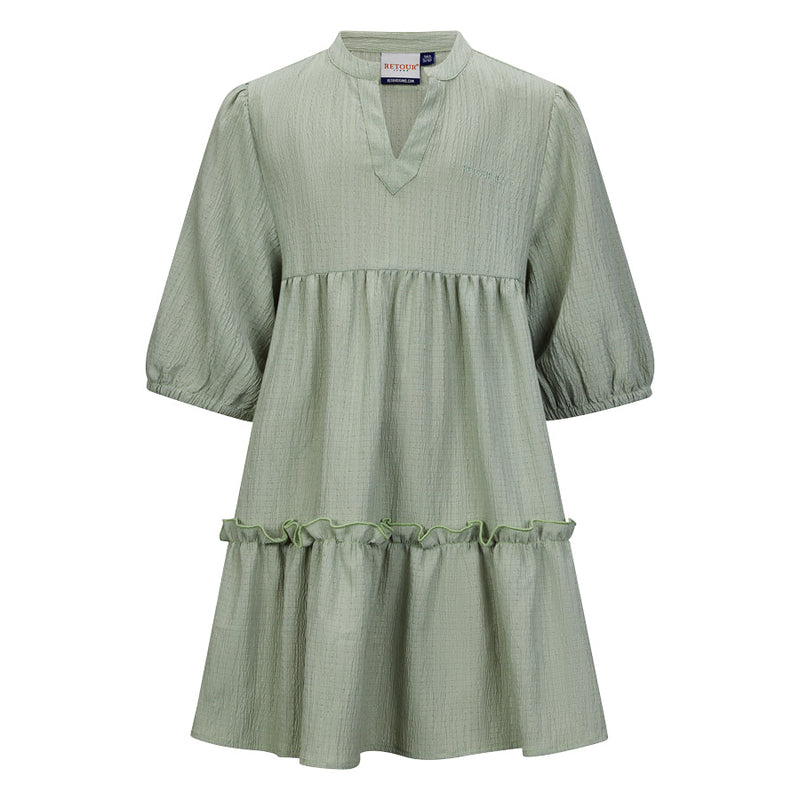 Meisjes Dress Page van RETOUR in de kleur sea grass in maat 182-188.