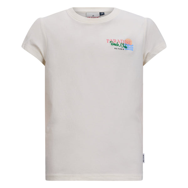 Meisjes T-Shirt Vivian van RETOUR in de kleur optical white in maat 182-188.