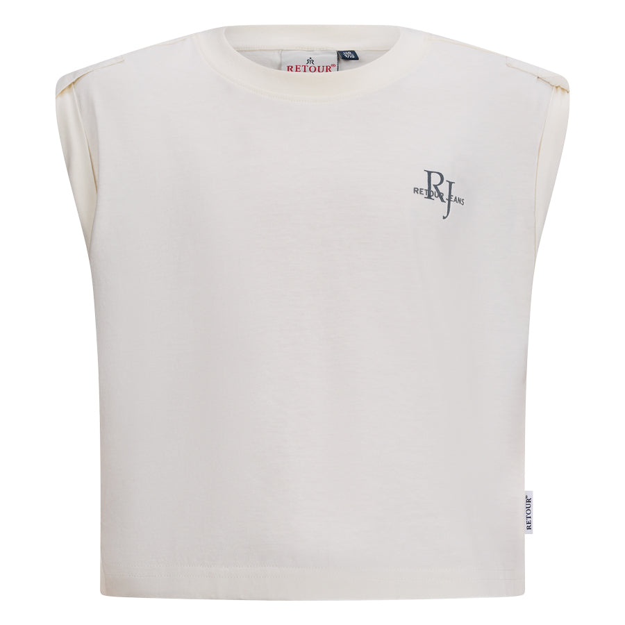RETOUR Top with back-print Xaja