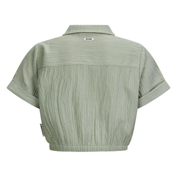 RETOUR Cropped blouse Nina