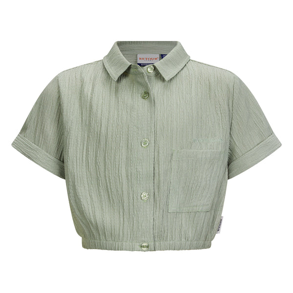 RETOUR Cropped blouse Nina