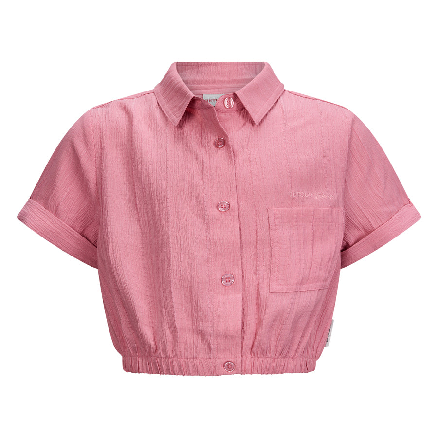 RETOUR Cropped blouse Nina