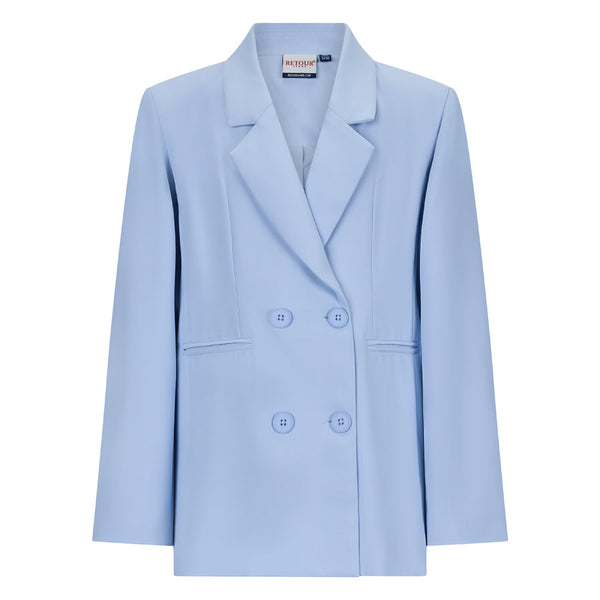 Meisjes Blazer Dolores van RETOUR in de kleur lavender in maat 170-176.