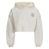 Meisjes Hooded cropped sweater Guana van RETOUR in de kleur optical white in maat 182-188.
