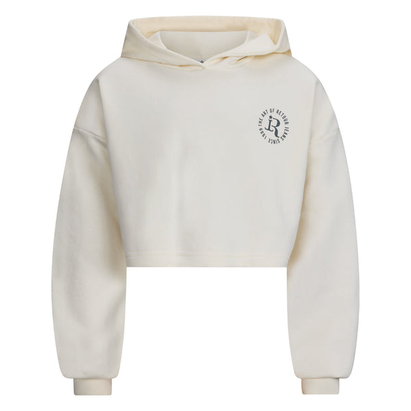 RETOUR Hooded cropped sweater Guana