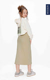 Meisjes Hooded cropped sweater Guana van RETOUR in de kleur optical white in maat 182-188.