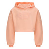 Meisjes Hooded cropped sweater Bibi van RETOUR in de kleur papaya in maat 182-188.