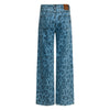 Meisjes Wide leg denim AOP van RETOUR in de kleur medium blue denim in maat 188.