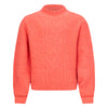 Meisjes Knitwear pullover Nova van RETOUR in de kleur bright coral in maat 182-188.