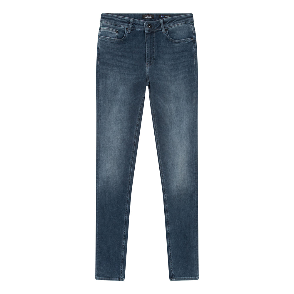 Jongens Jeans Xyan Skinny van Rellix in de kleur Blue Grey Denim in maat 188.