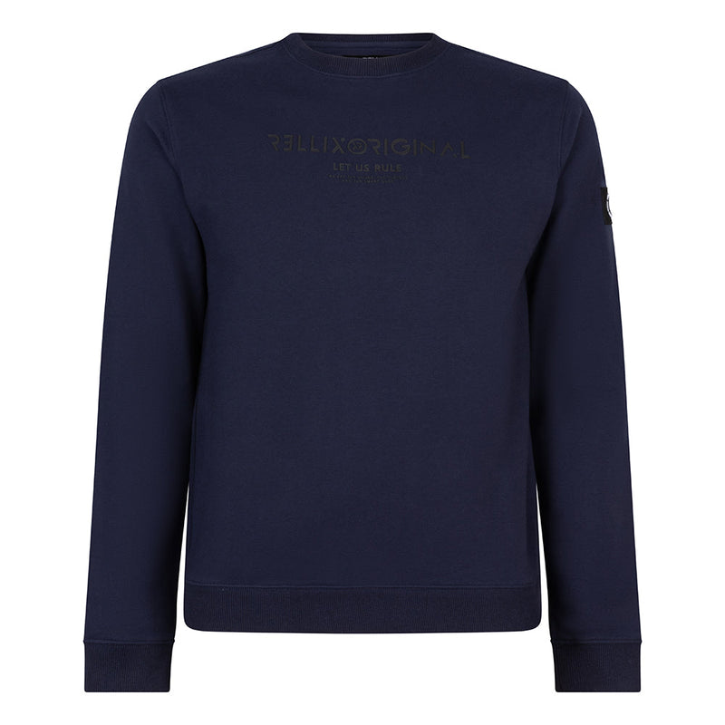 Jongens Sweater Rellix Original van Rellix in de kleur Navy in maat 188.