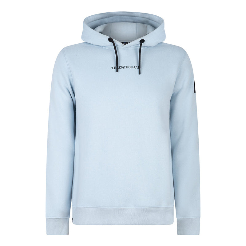 Jongens Hooded Rellix Original Back van Rellix in de kleur Cloud Blue in maat 188.