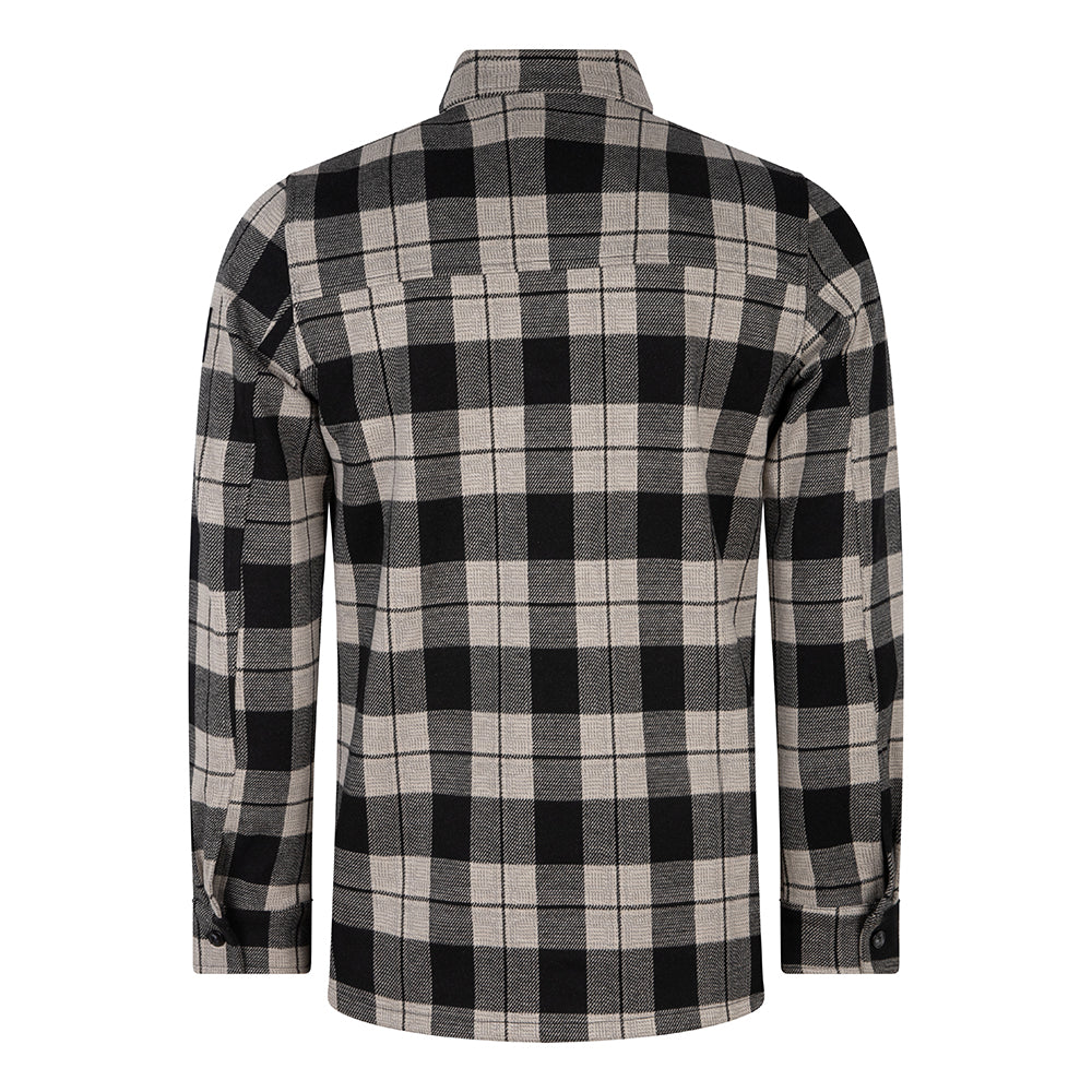 Jongens Shirt Jacket Big Check van Rellix in de kleur Black in maat 188.