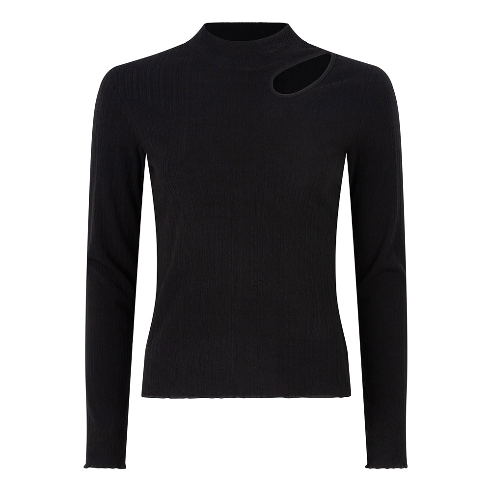 Meisjes Col Shirt Longsleeve van Rellix in de kleur Black in maat 176.