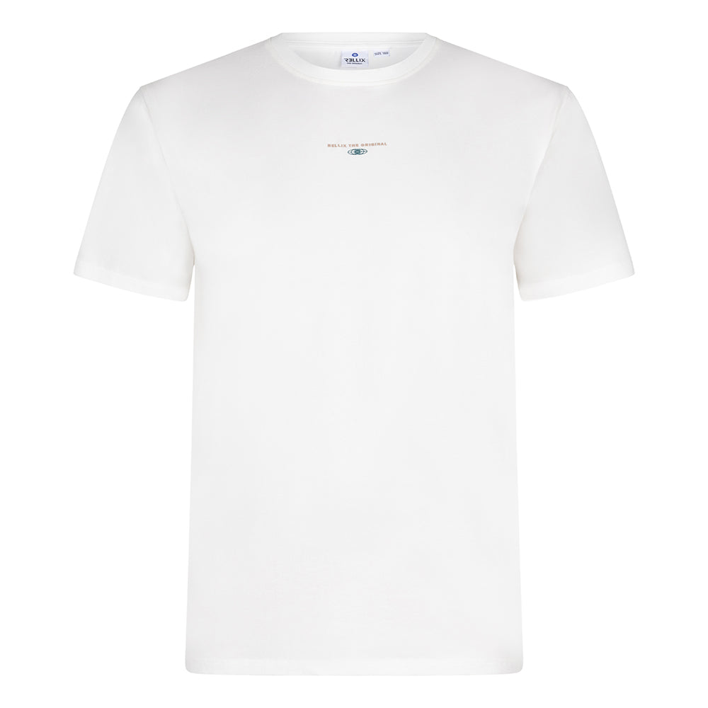 Rellix T-Shirt Rellix Streetwear Backprint Off White